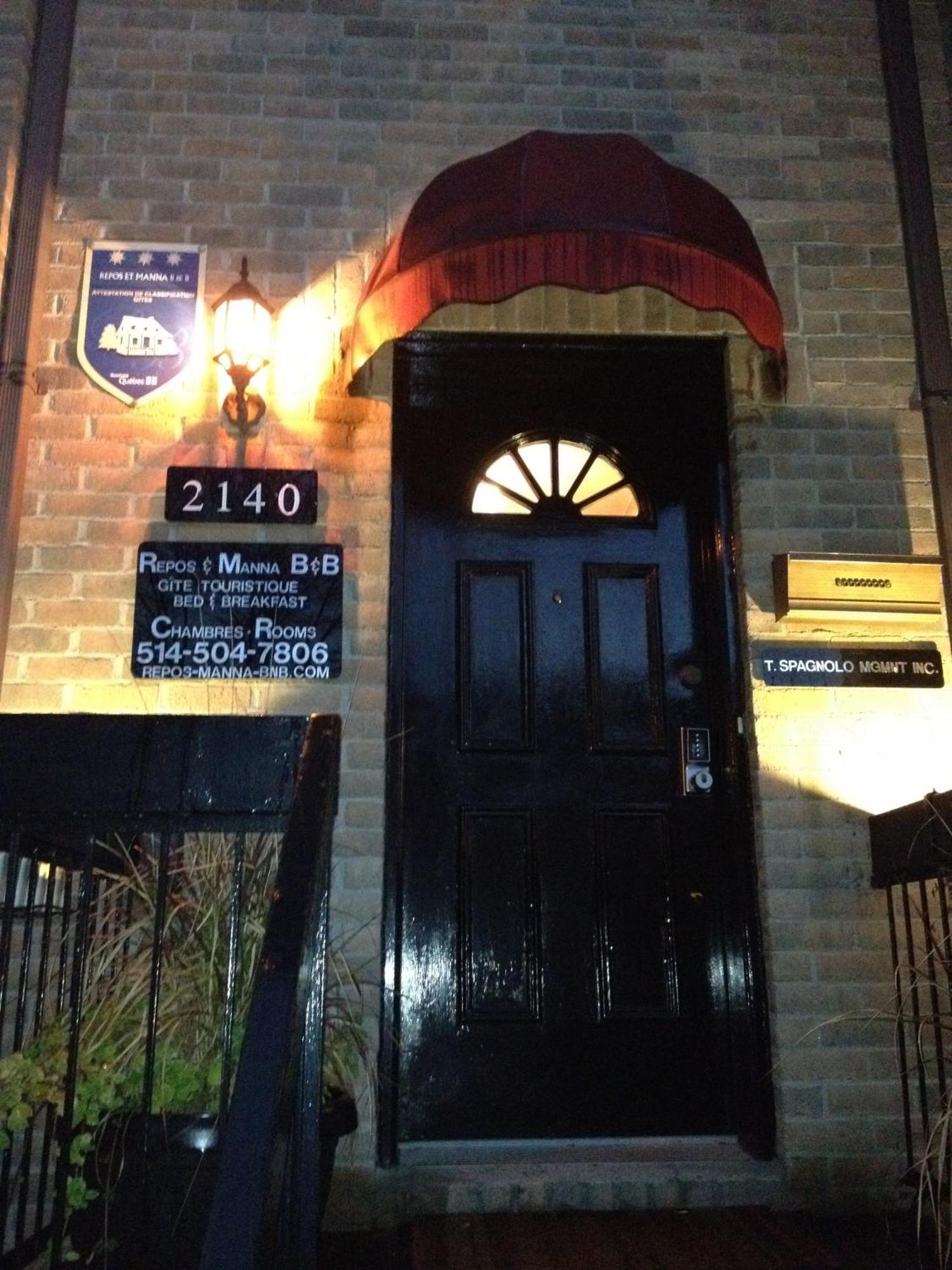 Repos & Manna Downtown Montreal Bed and Breakfast Exteriör bild